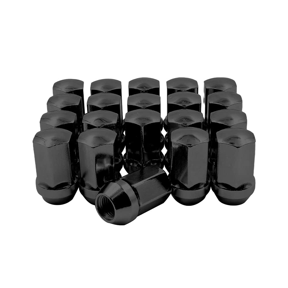 Set of 32pcs Chrome Lug Nut Installation Kit 14x1.5 Thread Pitch 1.75" Long 7/8 Hex 22mm B25830