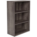 Medium Bookcase with 2 Adjustable Shelves, Taupe Brown U786917