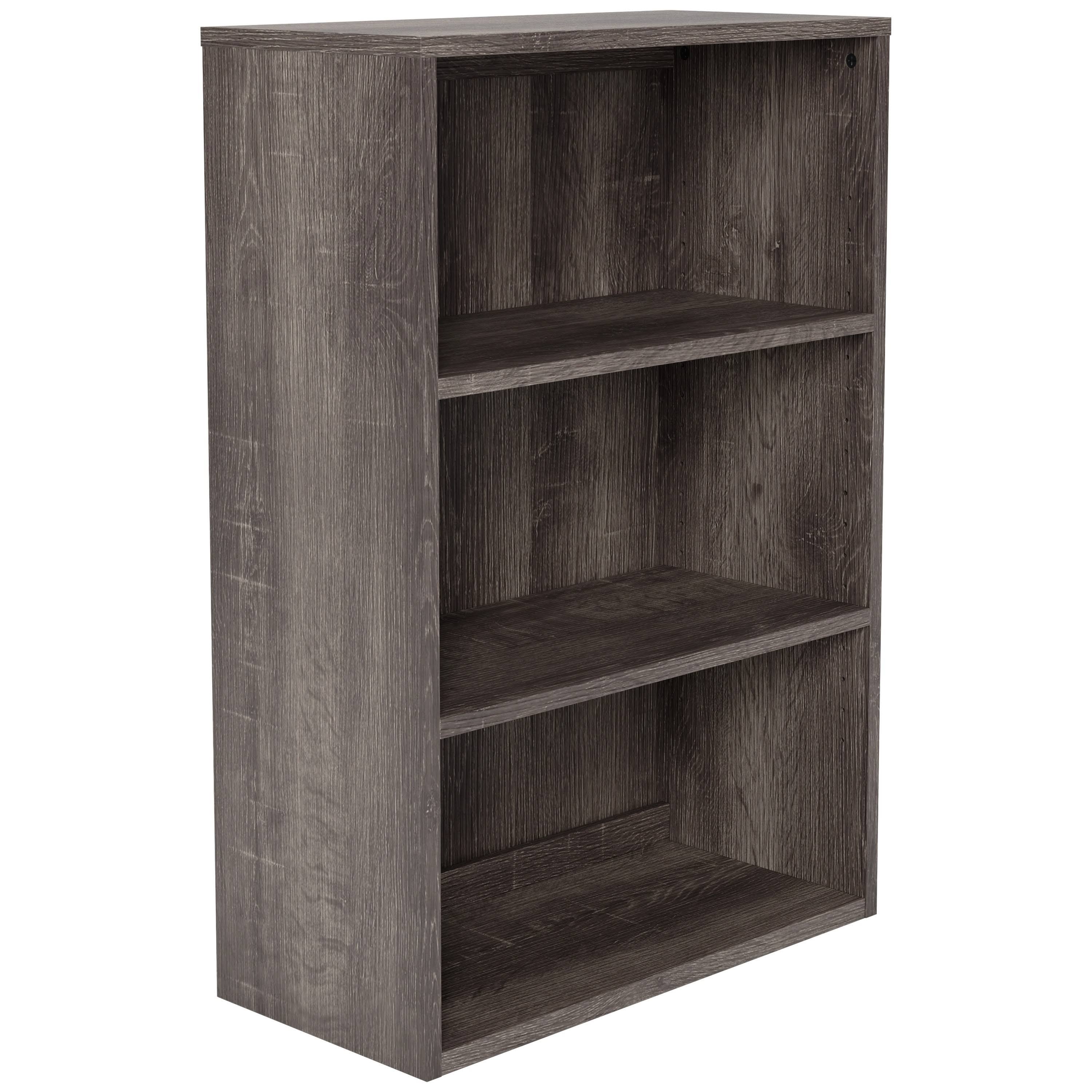 Medium Bookcase with 2 Adjustable Shelves, Taupe Brown U786917