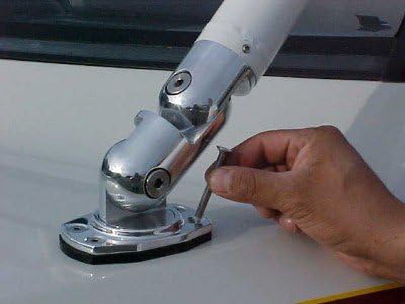 Polished Aluminum Stainless Steel Wakeboard Tower Mounting Feet Kit V918689