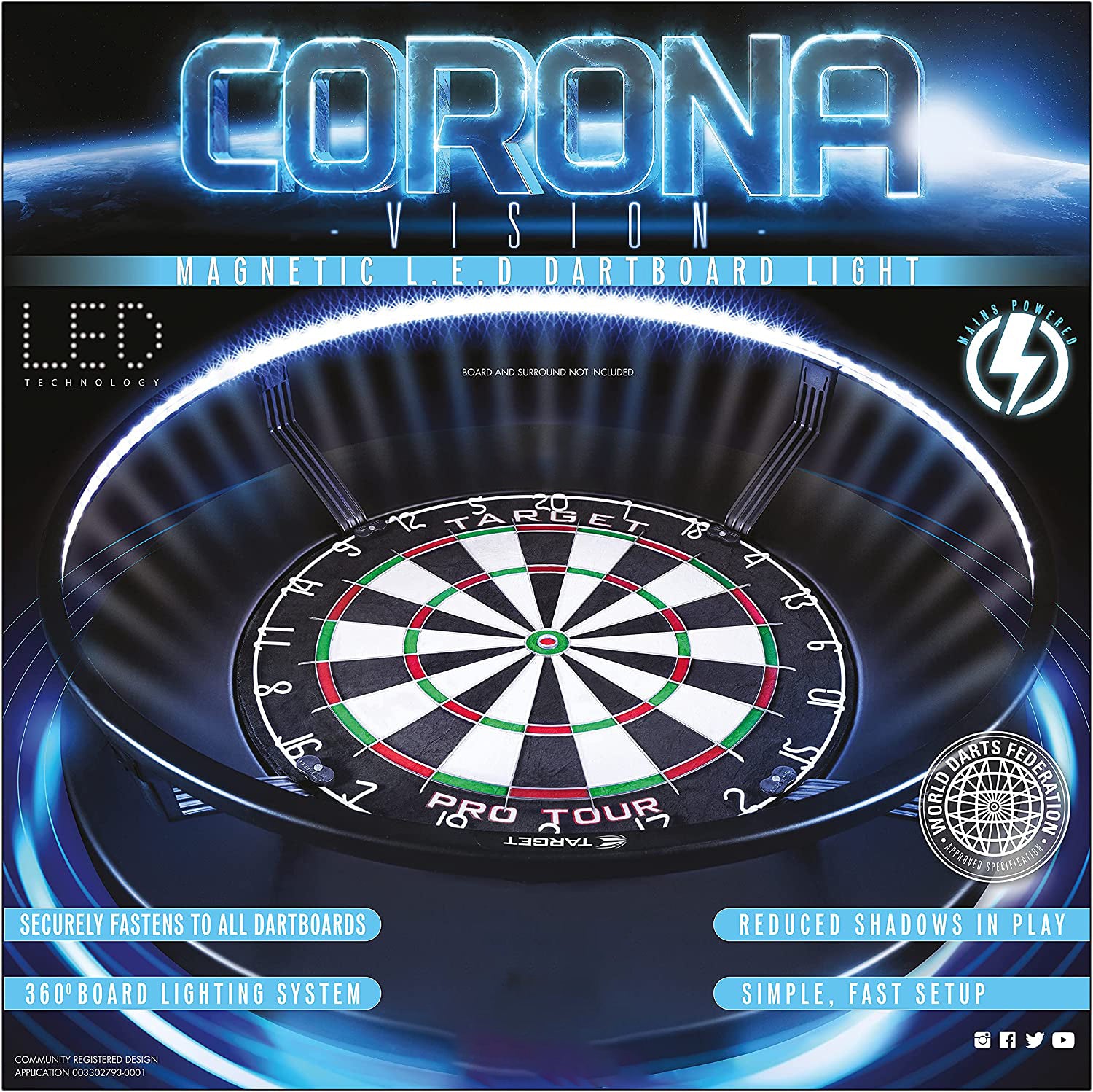Dartboard with Lighting System H324