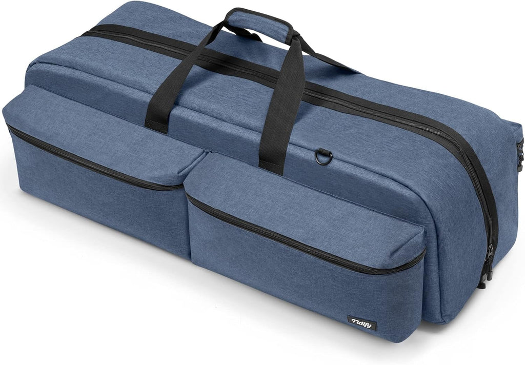 Extra Large Telescope and Tripod Case/Bag - 40" X 12.3" X 12.3" - Internal Double Padding - 4 Deep Padded Accessories Pockets - Buckled Straps L846