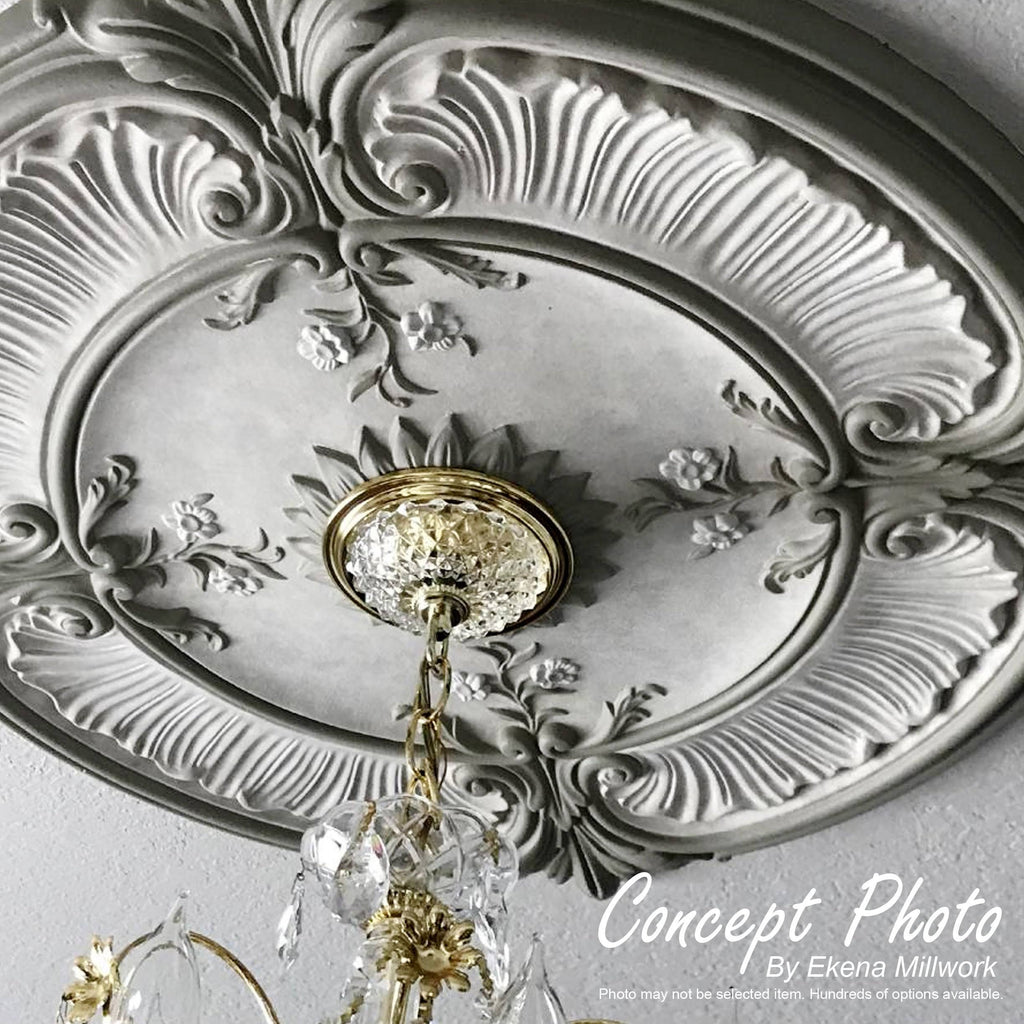 33x22 x 1 3/4x22 Ceiling Medallion W5703