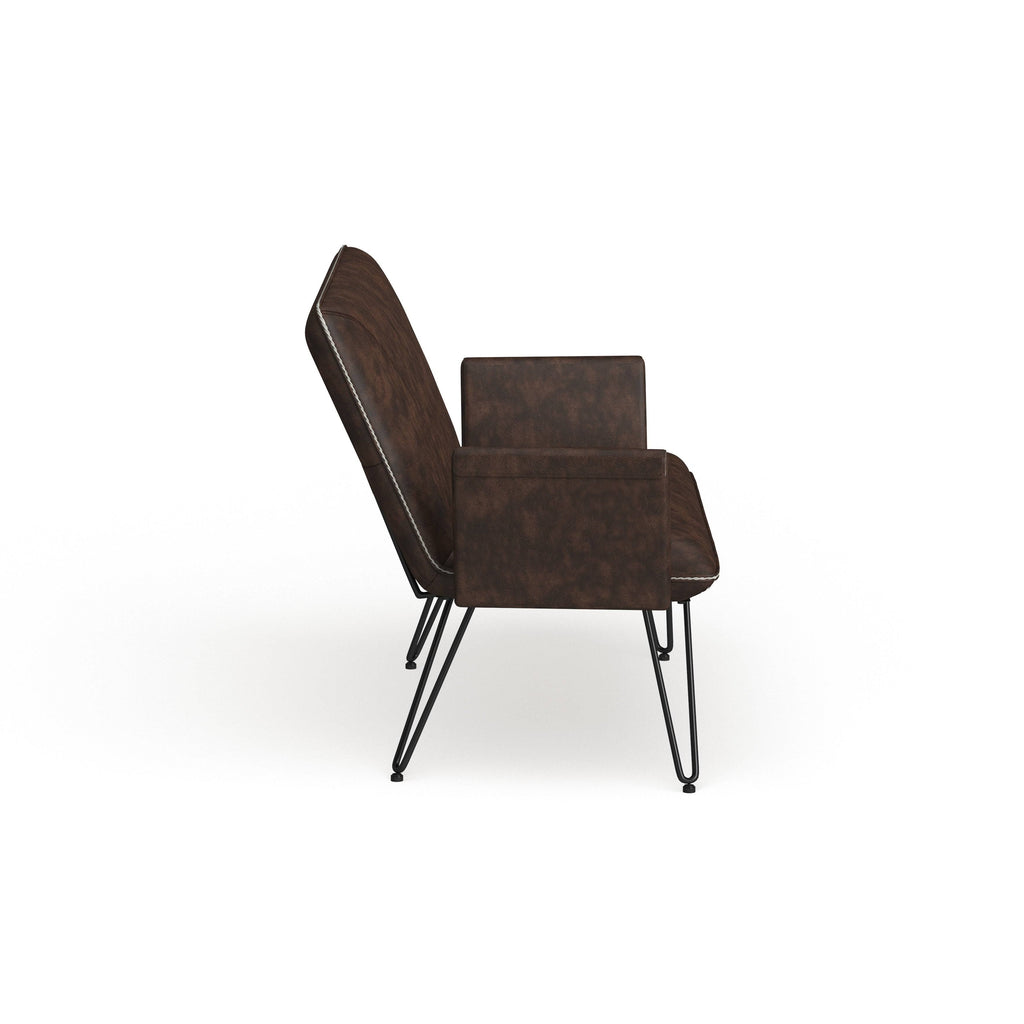 Antique Brown Settee X39897