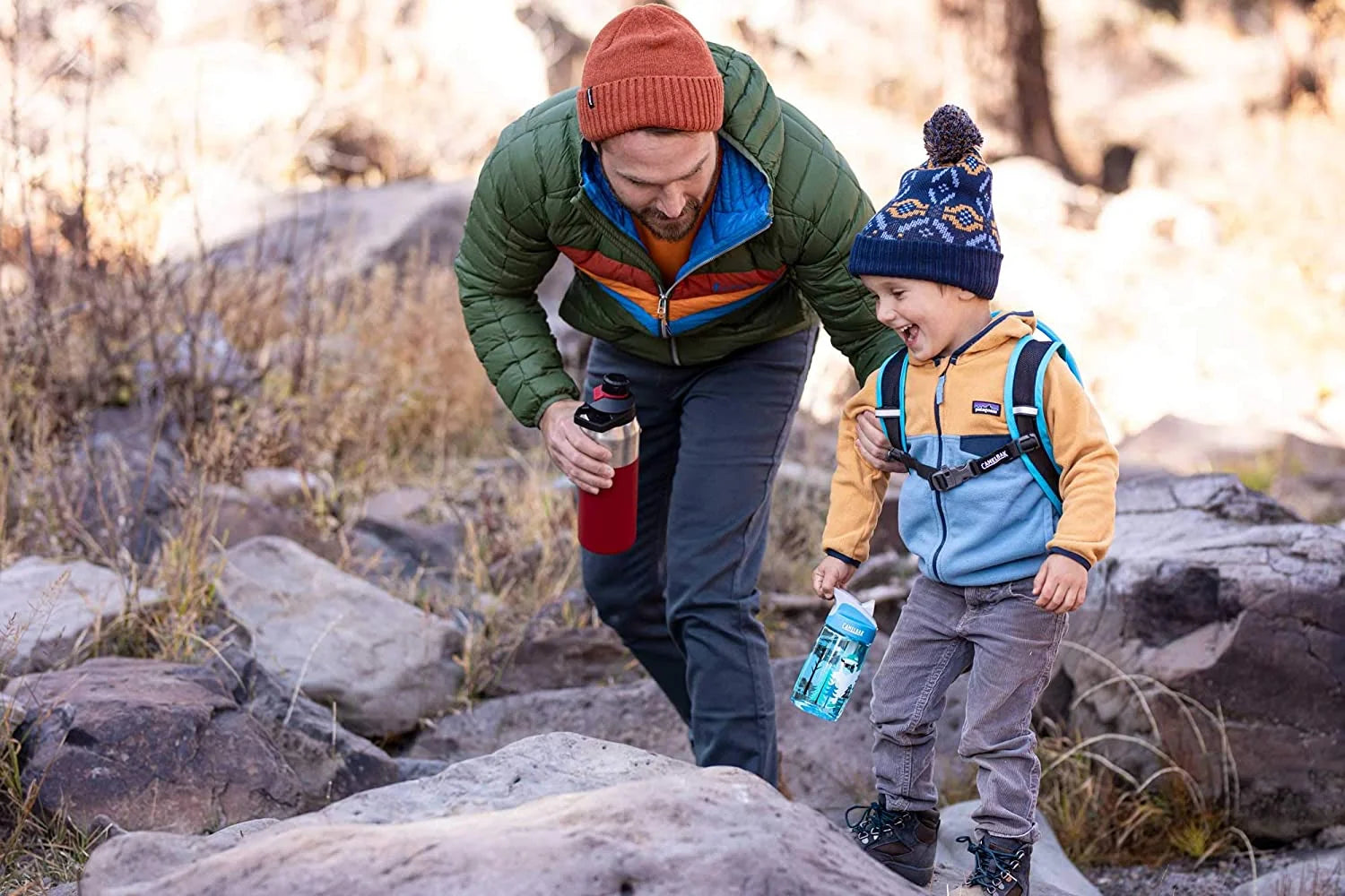 Kids Water Bottle with Big Bite Valve, BPA-Free I93999
