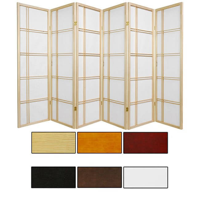 White 4 Panel Shoji Screen B7200