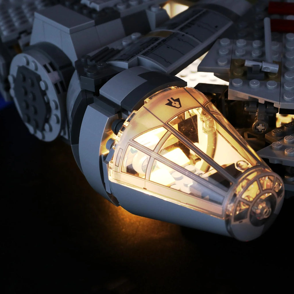 LED Lighting Kit for Millennium Falcon Building Model, Light Set with Remote Control V278130