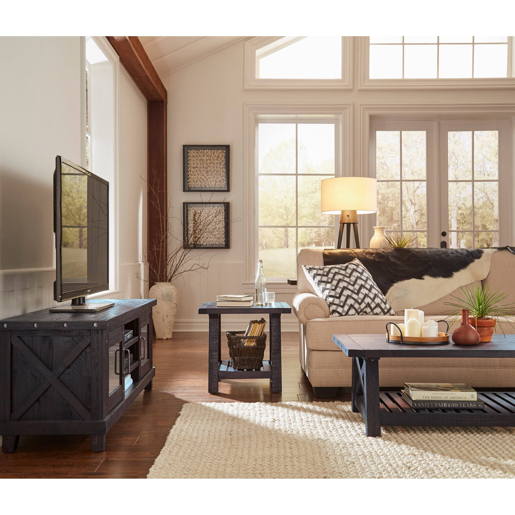 Solid Wood End Table Y929954