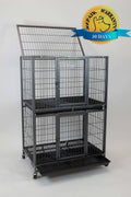 Pet Crate with Black Plastic Tray P218