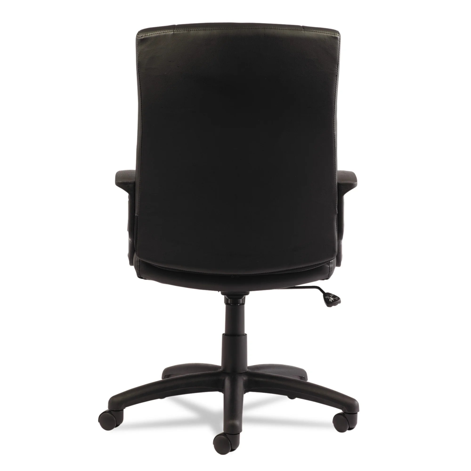 Executive High-Back Swivel/Tilt Bonded Leather Chair, Black E6553