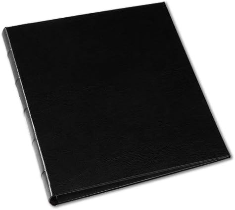 Red Leather Presentation Binder with Window and Hubbed Spine, Pack of 2 U4894