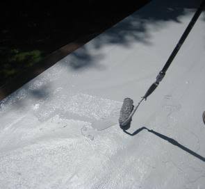 Medium Blue Silicone Roof Coating 5 Gallon L423