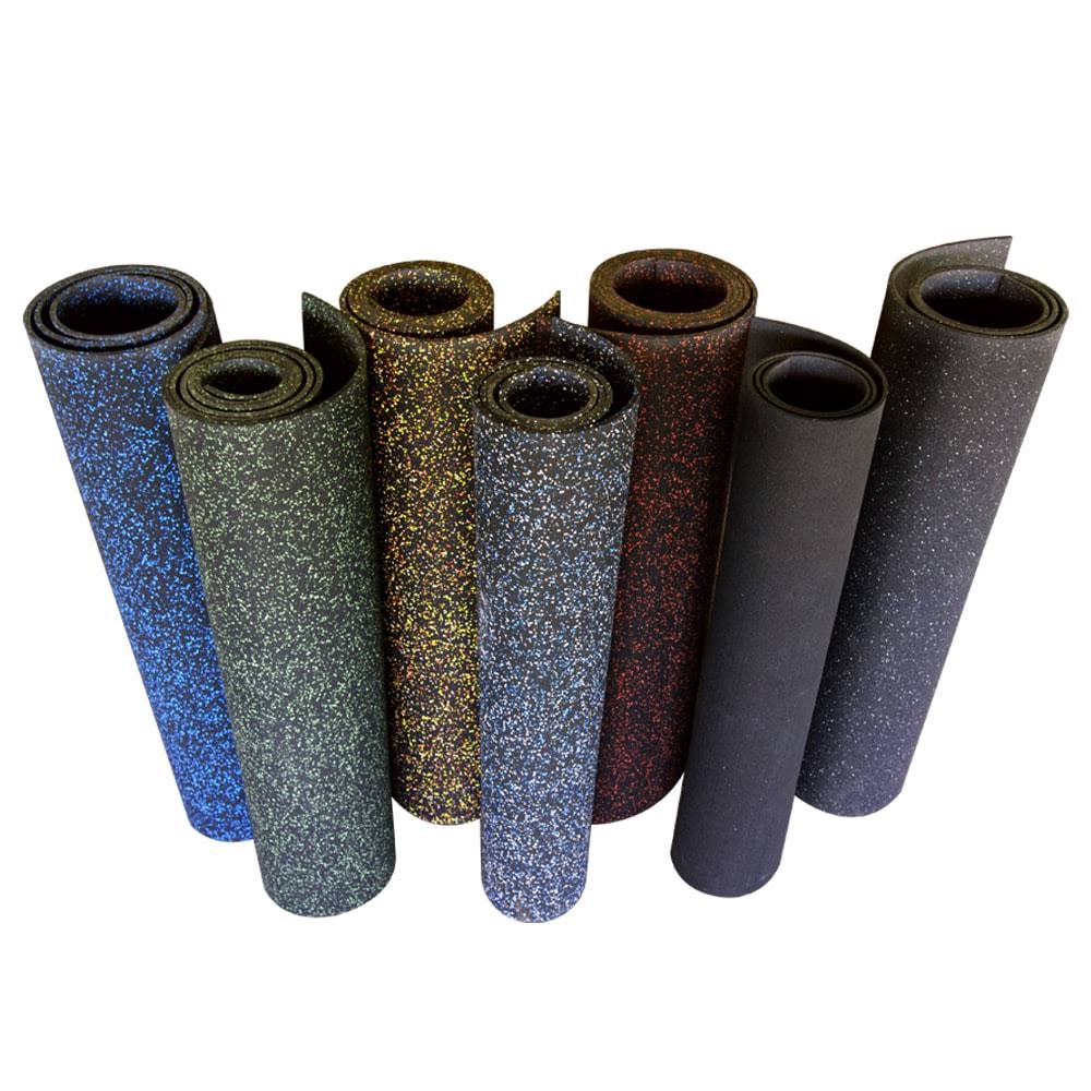 3/16 in. x 4 ft. x 13 ft. Black Rubber Flooring E796
