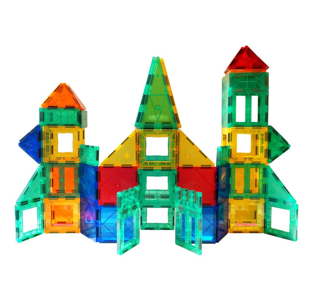 120-Piece Magnetic Tiles Set with Carrying Bag U7180