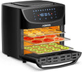 20QT 10-in-1 Air Fryer Toaster Oven Combo with Rotisserie and Racks E9520
