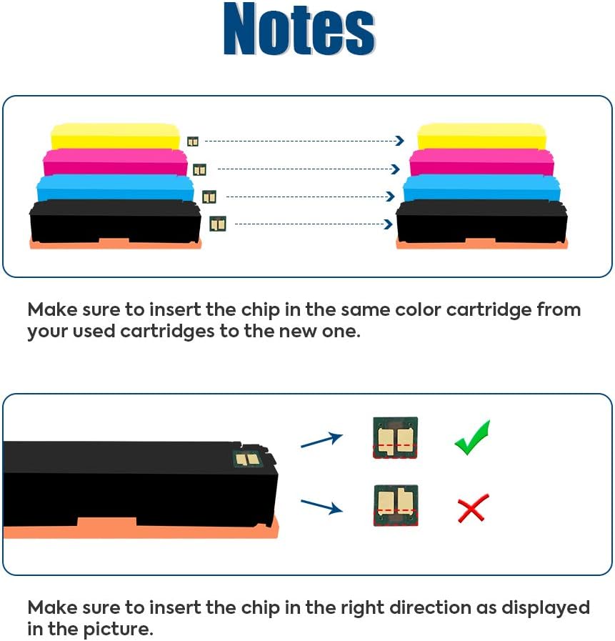 4-Packs Compatible 215A Toner Cartridges B417
