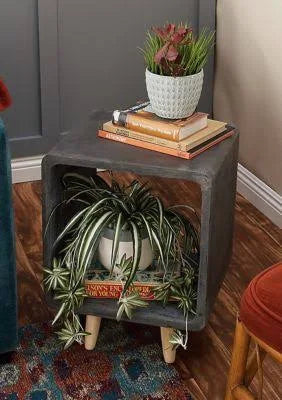 Fiberclay Square Accent Table W6635
