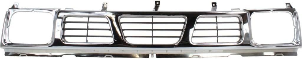 Chrome Shell Plastic Grille Assembly for Nissan Pick Up 1995 1997 S330935