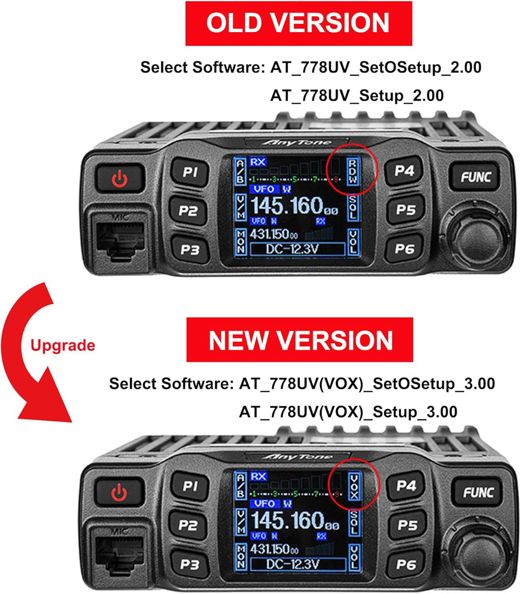 Dual Band 25W VHF/UHF Mobile Radio B8426