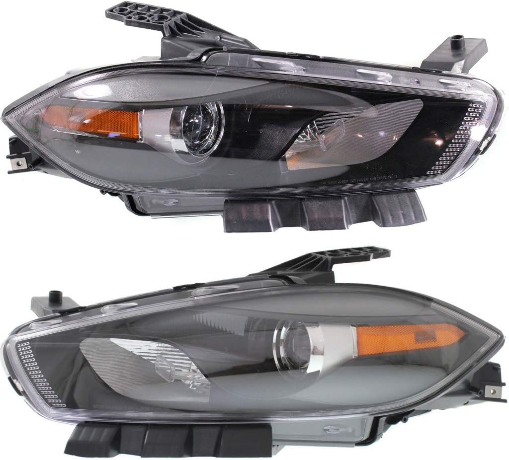 Headlight Assembly Pair Halogen for Dodge Dart 2013 2014 2015 Y424530