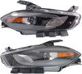 Headlight Assembly Pair Halogen for Dodge Dart 2013 2014 2015 Y424530