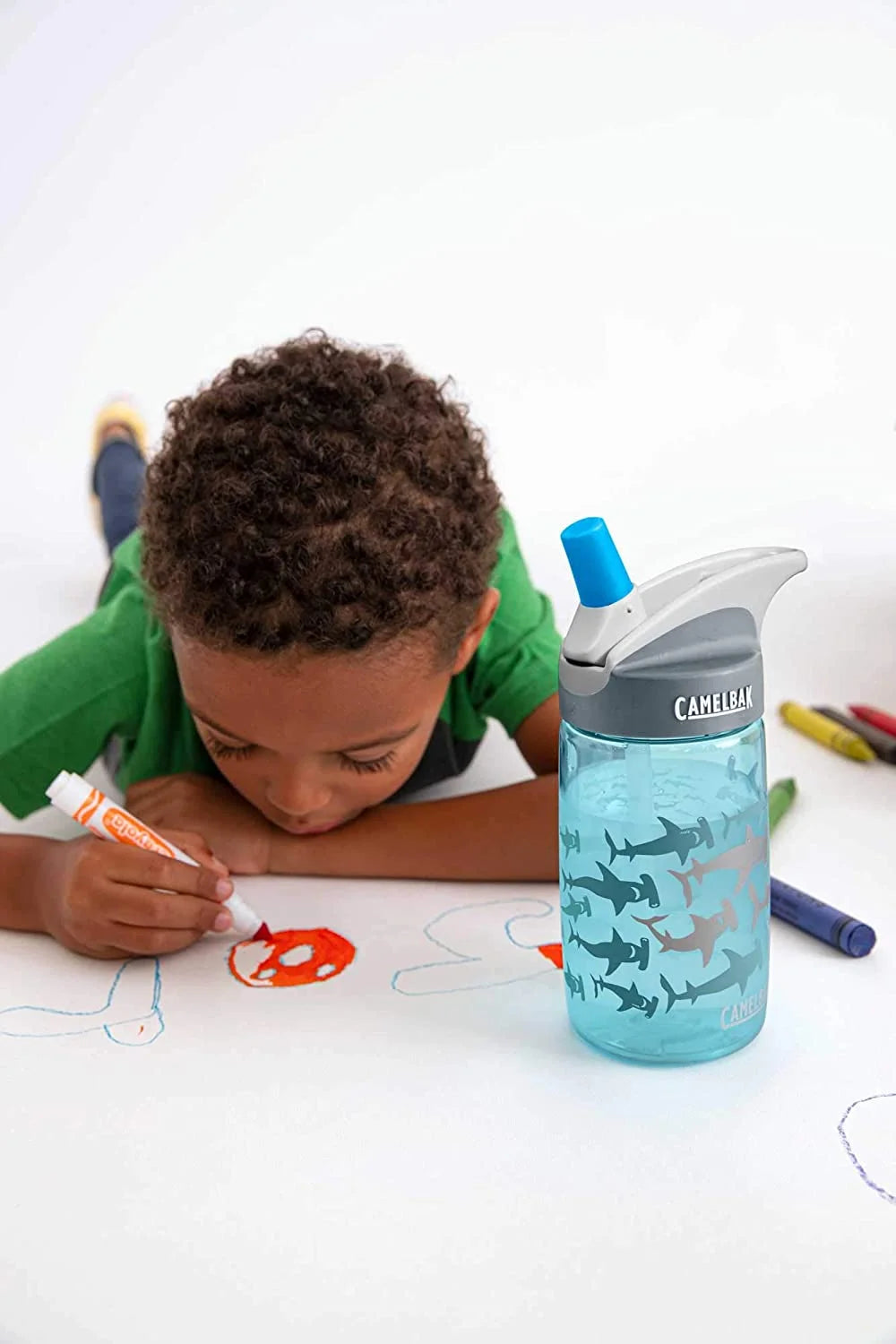 Kids Water Bottle with Big Bite Valve, BPA-Free I93999