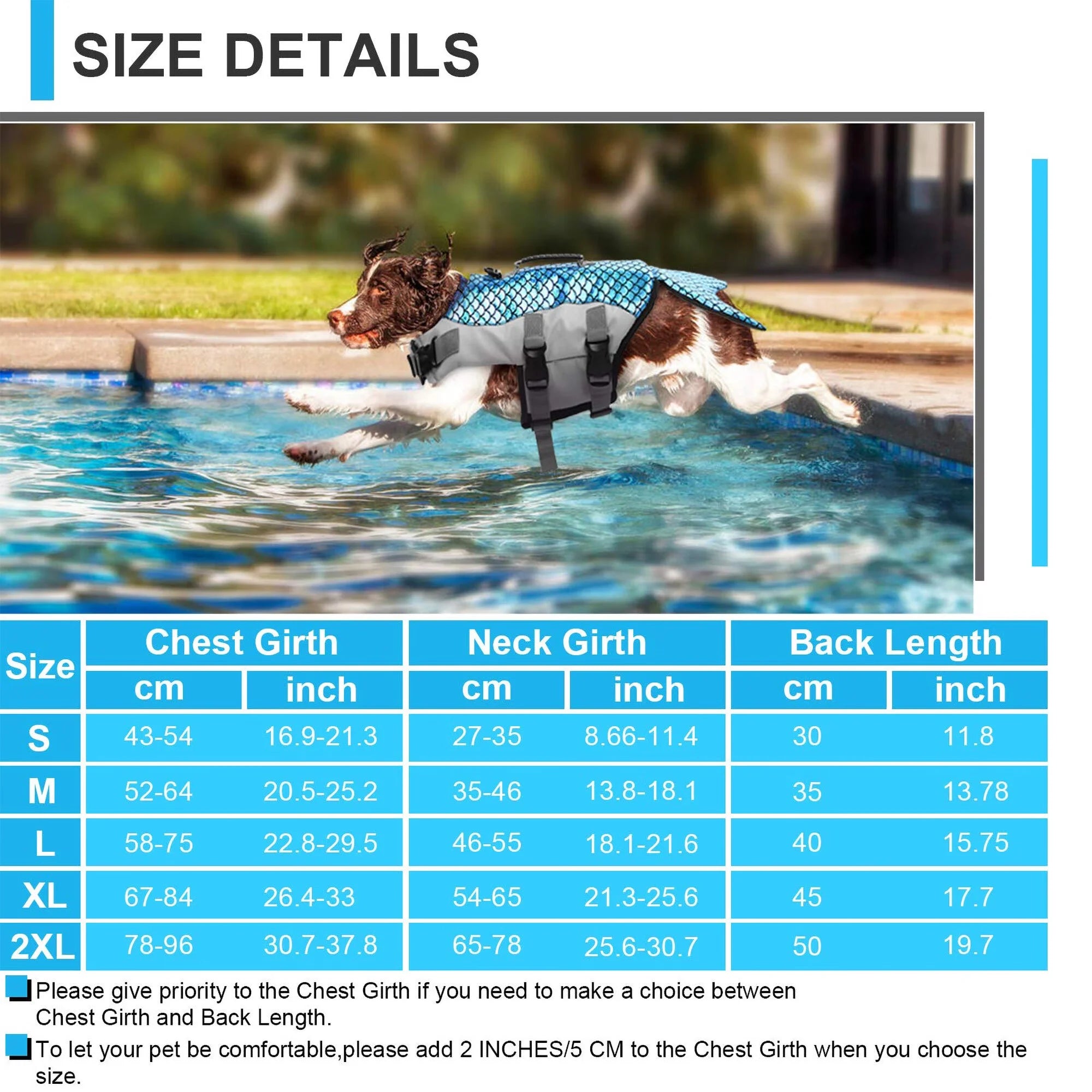 Reflective Dog Life Jacket with Rescue Handle W41847