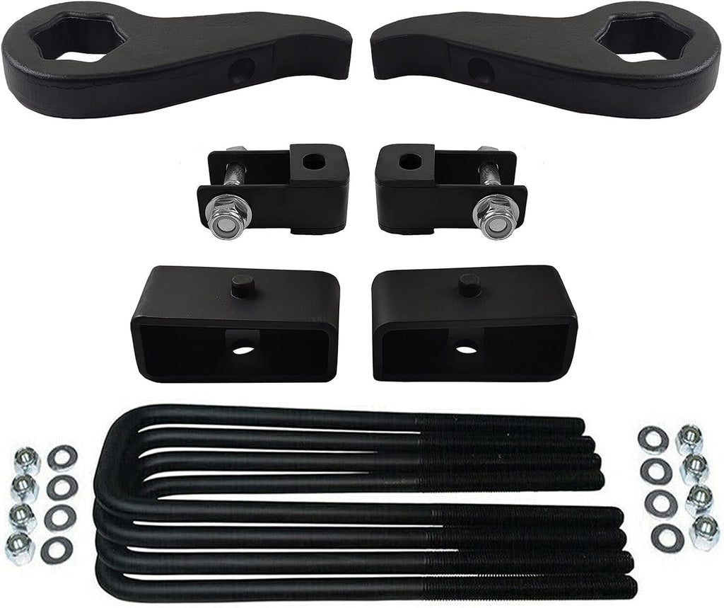 Forged Steel Torsion Keys & 3 Rear Lift Kit with Shock Extenders 4WD 8-Lug Z7541