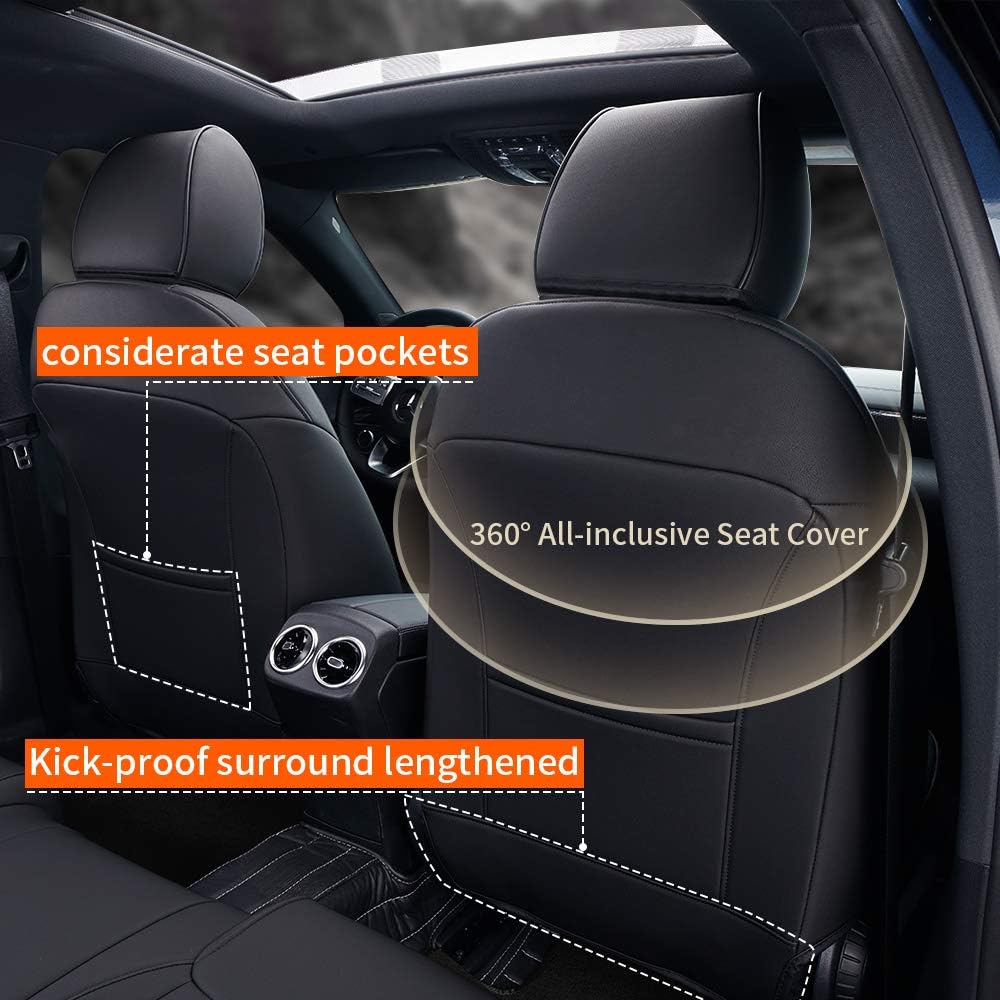 Black Full Set Car Seat Cover W209378