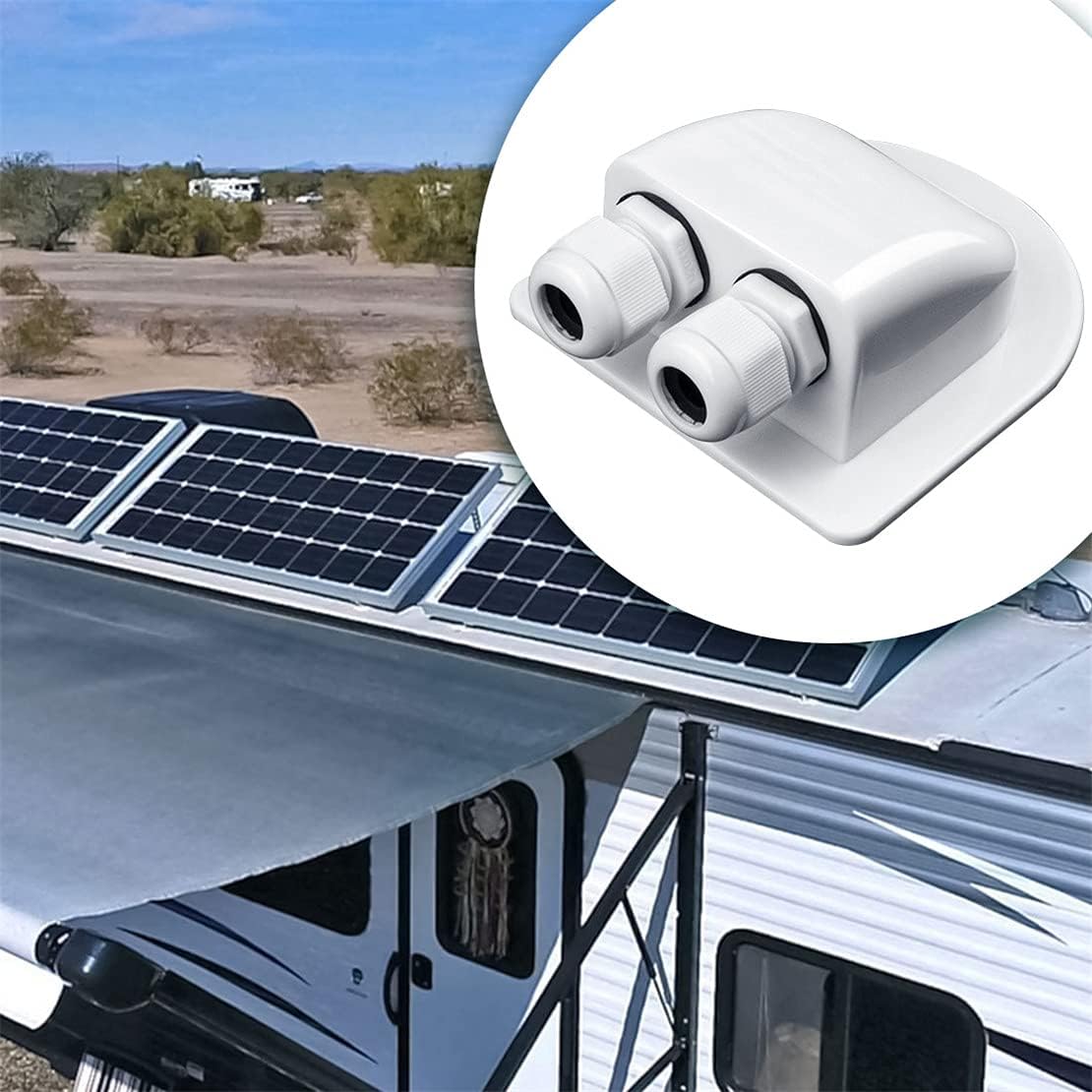 Solar Cable Entry Gland Waterproof ABS Dual Cable Entry Housing N190915