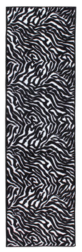 Zebra Area Rug, 3' x 44' L245