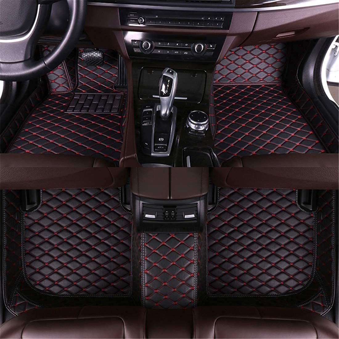 Waterproof Non-Slip Leather Car Floor Mats for Smart fortwo 2011-2015 P44440