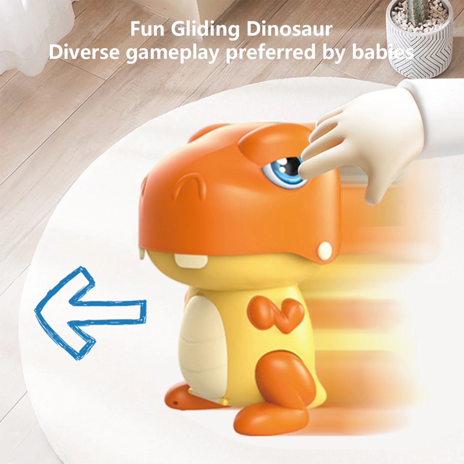 Dinosaur Storage Cooking Toy Kitchen Set with Play Food M80745