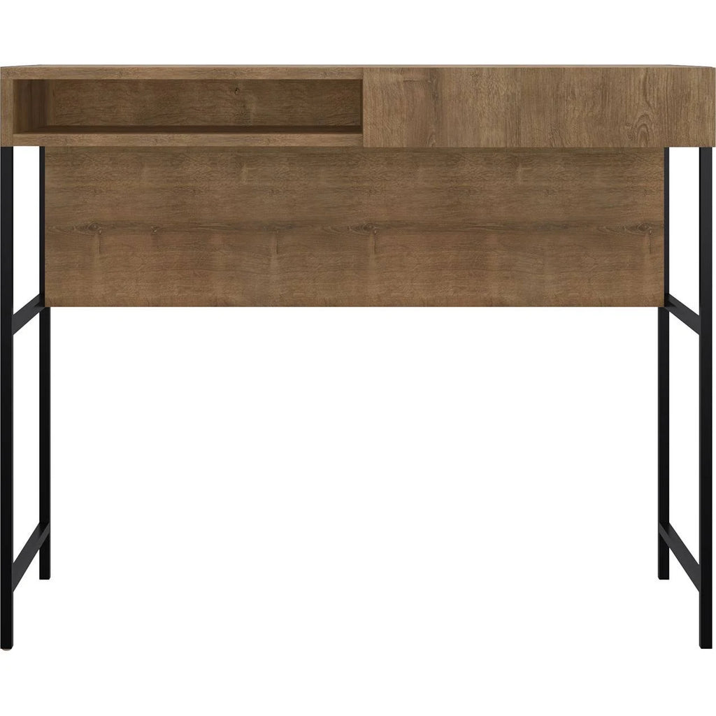 Walnut Engineered Wood Office Desk Z74104