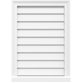 PVC Gable Vent with Brickmould E59767