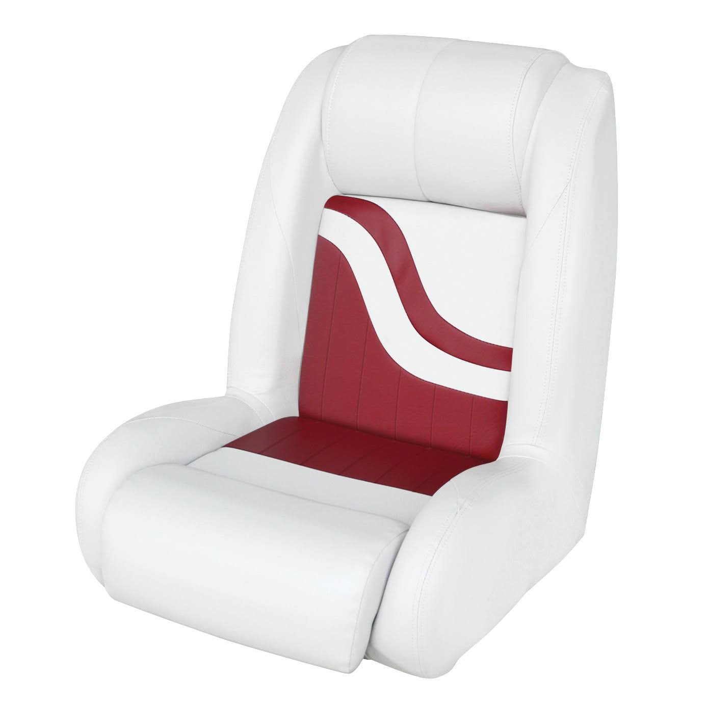 White-Red Bucket Seat B6116