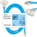 100 Ft Heavy Duty Outdoor Extension Cord with 3 Outlets D553816