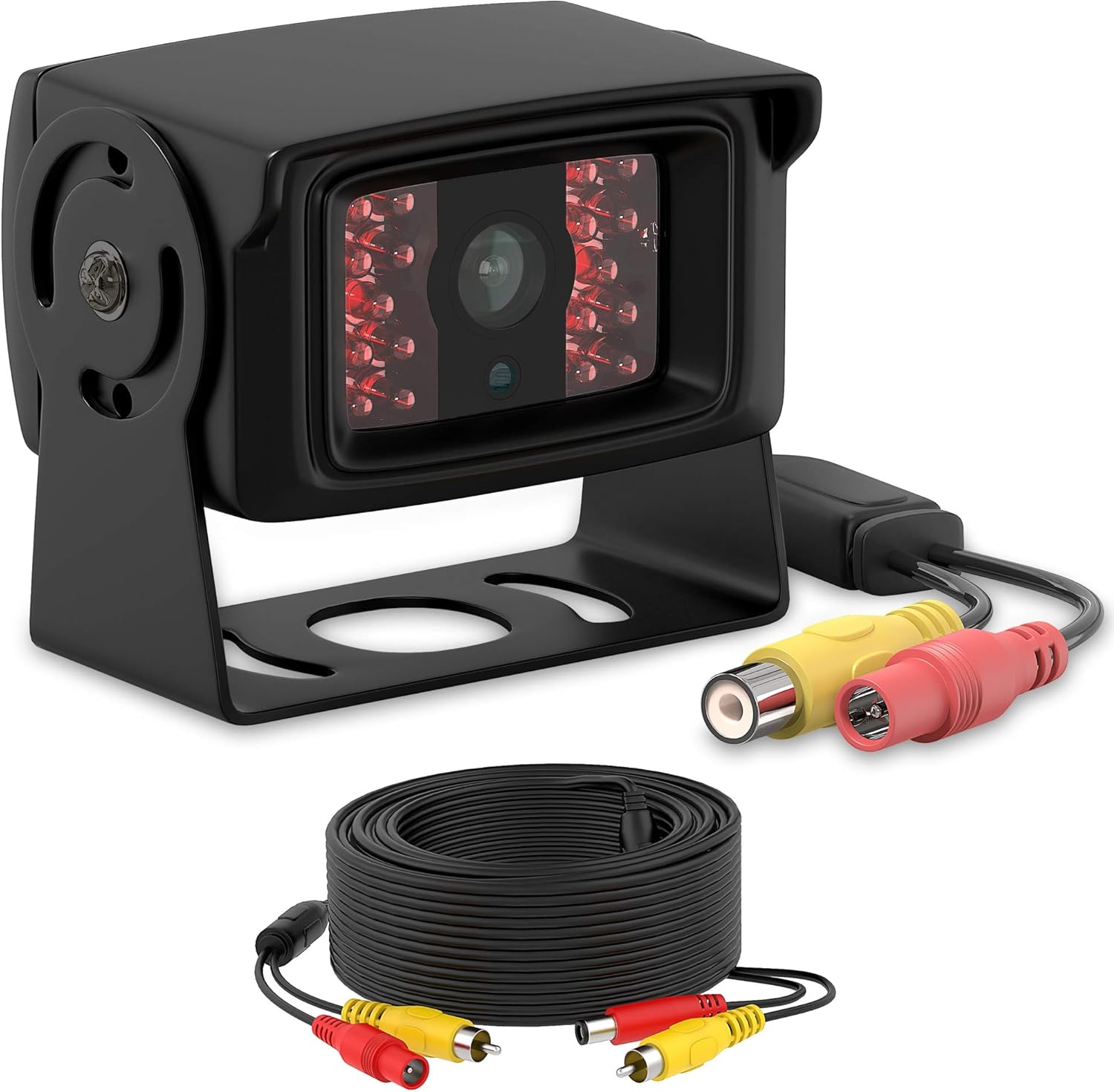Backup Camera with 33-ft Cable and RCA Coupler, CCD Sensor, Heavy Duty, Pack of 2 O6941