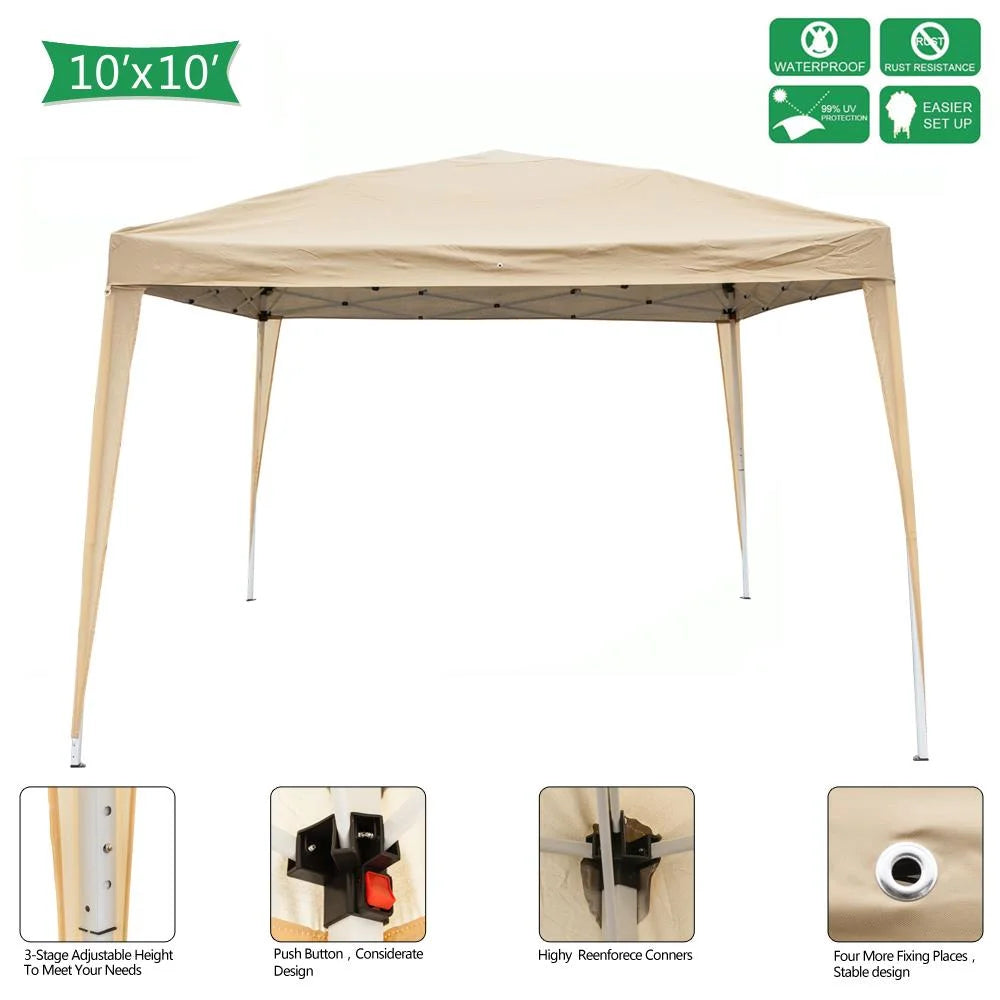 Yellow Pop Up Canopy Tent J4790