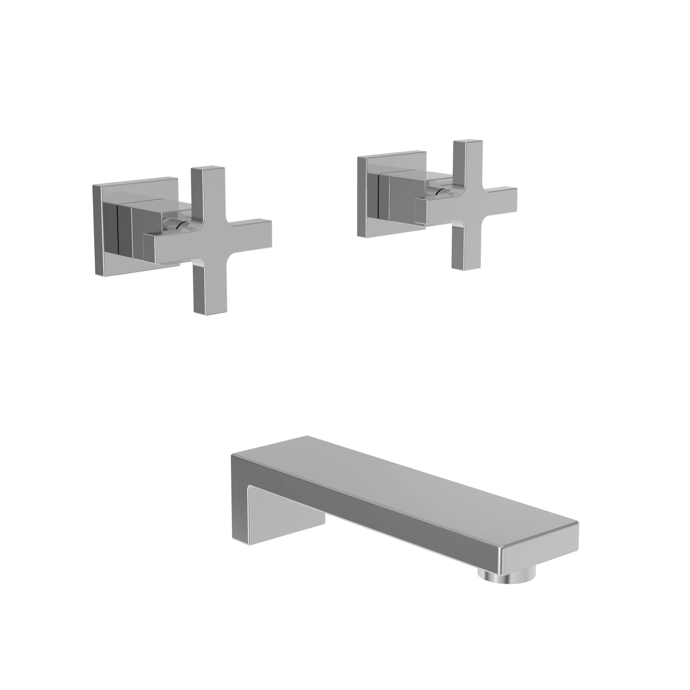 Polished Gold Wall Mount Tub Faucet U5065