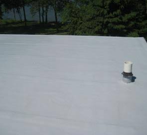 Medium Blue Silicone Roof Coating 5 Gallon L423