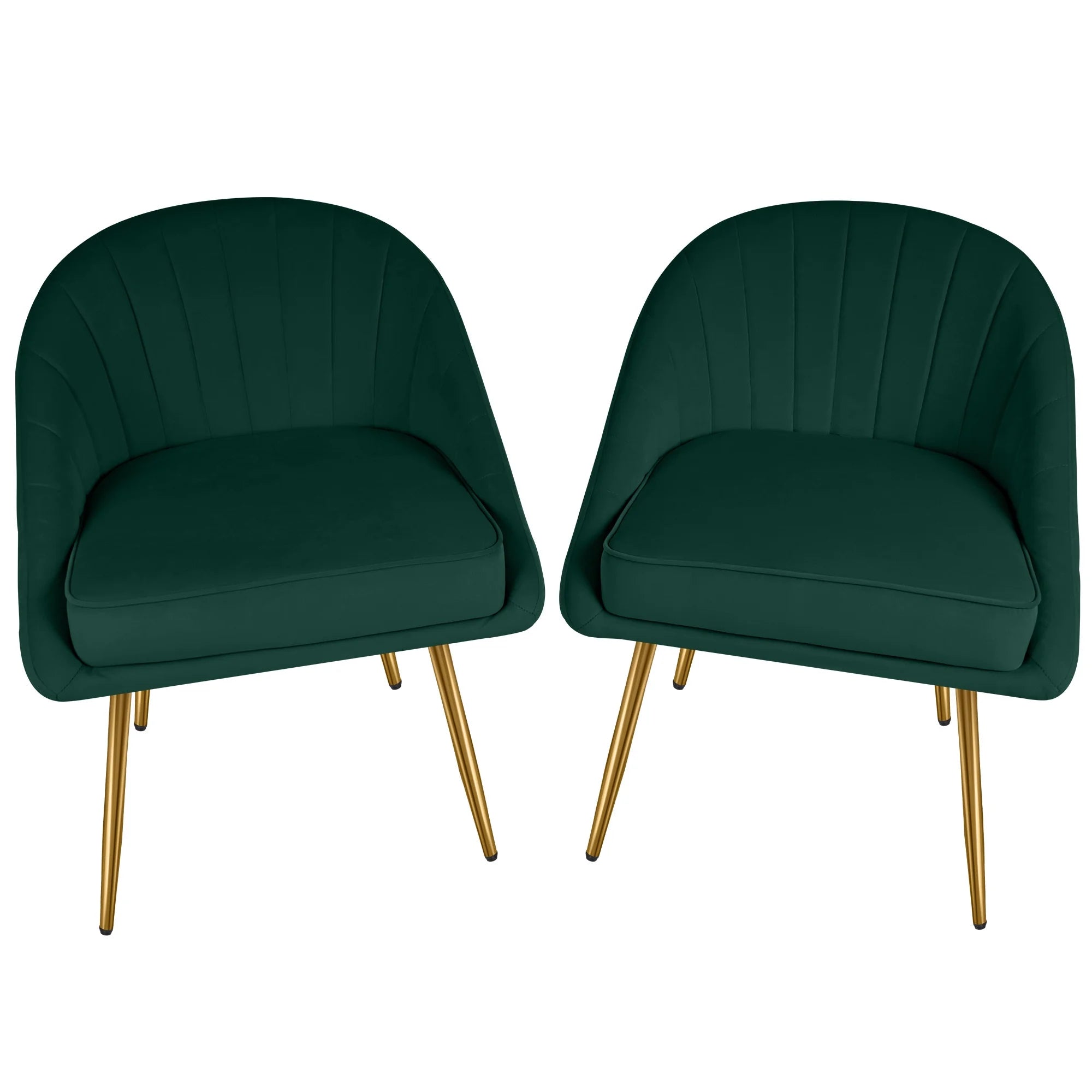 Green Velvet Loveseat and Accent Chair Set G225