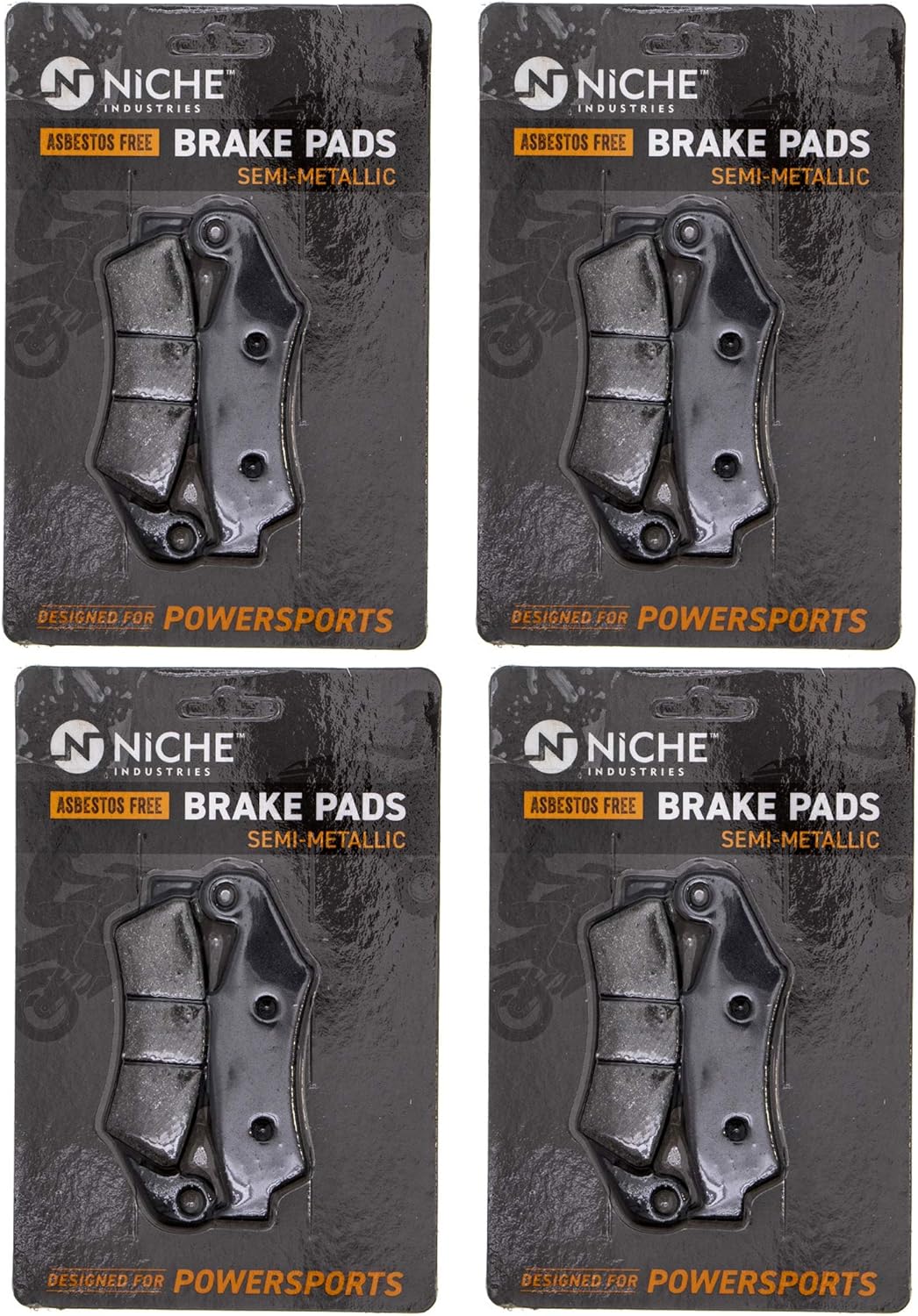 Brake Pad Set Front Semi-Metallic 4 Pack Y7359