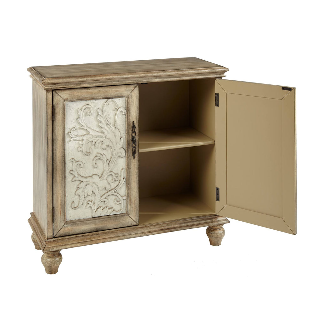2-Door Cabinet Reclaimed Natural Y700358
