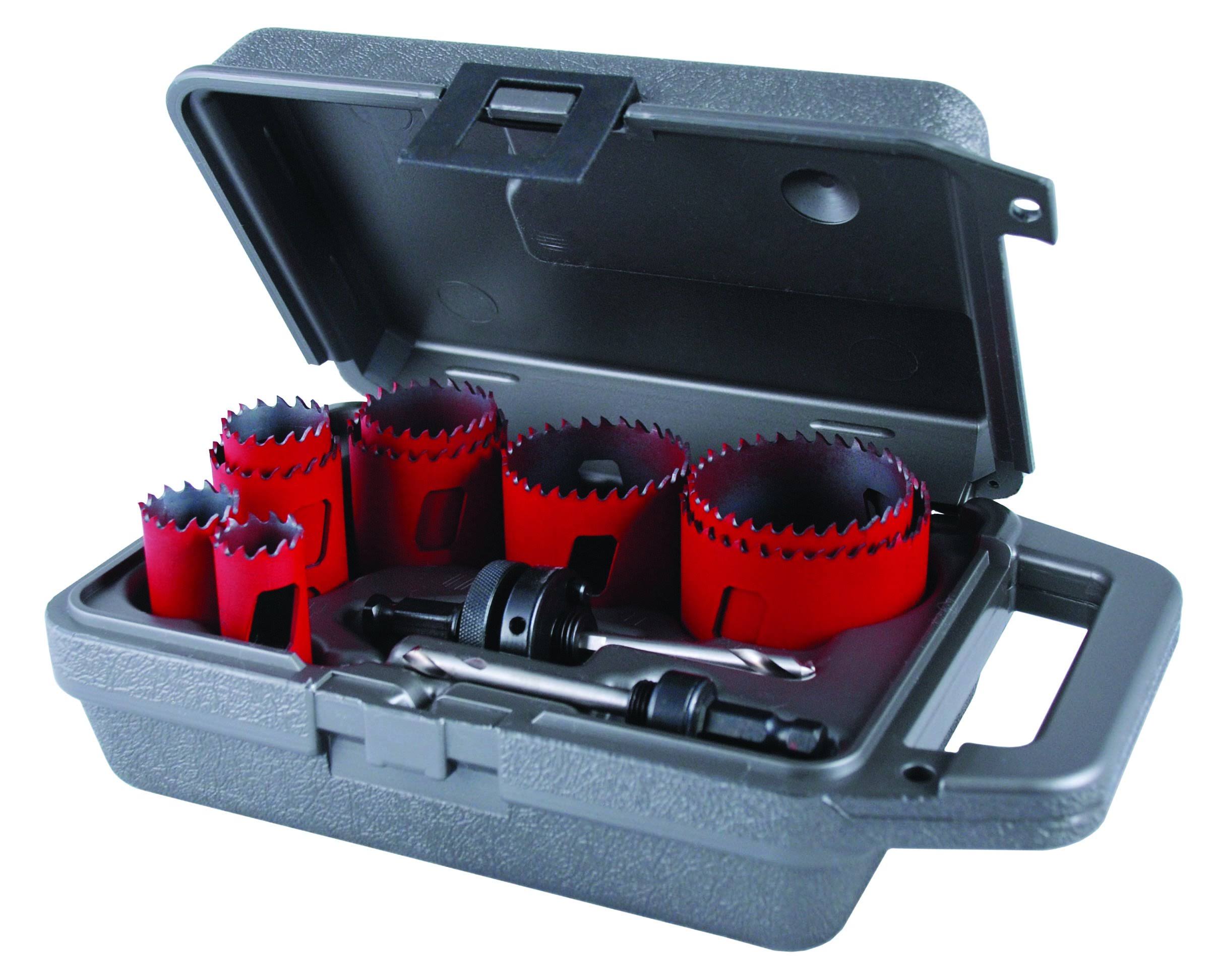 Hole Saw Kit, Saw Sizes 3/4x22 to 2-1/2x22 C119686