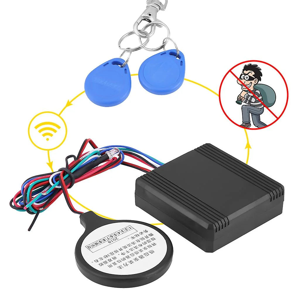 Motorcycle Anti Theft Security System Smart Induction Sensor E69796