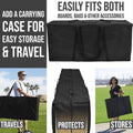 Rustic White Cornhole Set with Carrying Case N6731