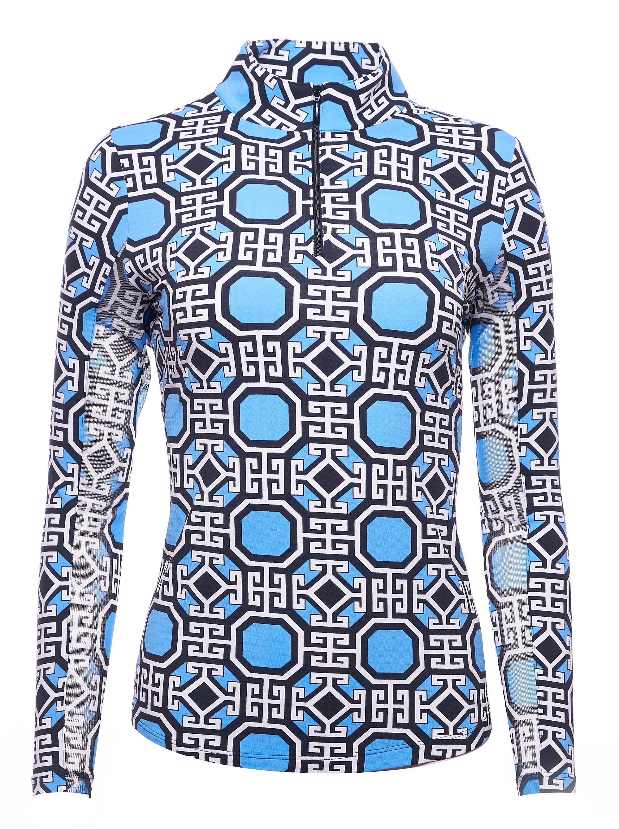 Ladies Long Sleeve Mock Golf Shirt K576234