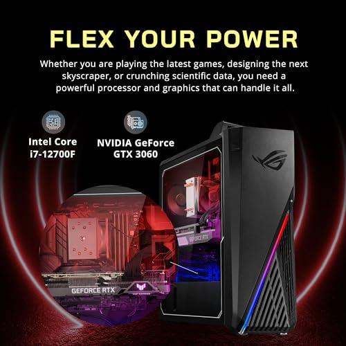 Intel Core i7-12700F 32GB DDR4 RAM 1TB PCIe SSD + 1TB HDD NVIDIA GeForce RTX 3060 12G Black Desktop Z78716