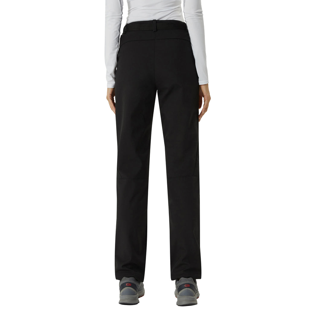 Women Fleece Lined Softshell Snow Pants Size M E80153